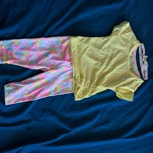 Reebok Outfit with headband for baby girl